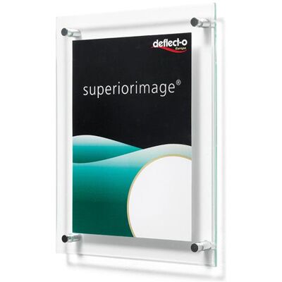 Deflecto, Prospektständer, Wandprospekthalter "Superior Image" (A4) Deflecto, Prospektständer, Wandprospekthalter "Superior Image" (A4)