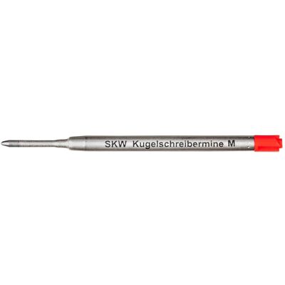 SKW solutions, Ersatzpatronen + Tintenfass, Kugelschreibermine rot, Strichstärke: M (Rot, 1 Stk.) SKW solutions, Ersatzpatronen + Tintenfass, Kugelschreibermine rot, Strichstärke: M (Rot, 1 Stk.)