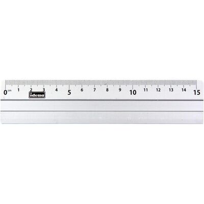 Idena Modell Lineal 15cm Aluminium - Messwerkzeug Idena Modell Lineal 15cm Aluminium - Messwerkzeug