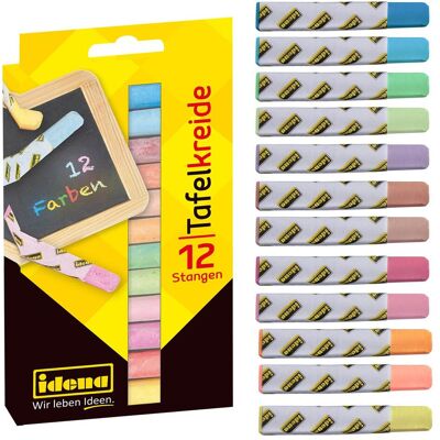 Idena, Malstifte, Tafelkreide farbig 12er (12x) Idena, Malstifte, Tafelkreide farbig 12er (12x)