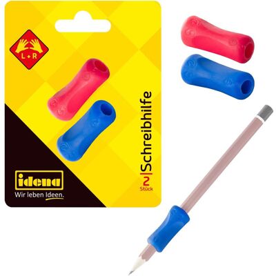 Idena, Bleistift, Schreibhilfe 2er blau pink (2x) Idena, Bleistift, Schreibhilfe 2er blau pink (2x)