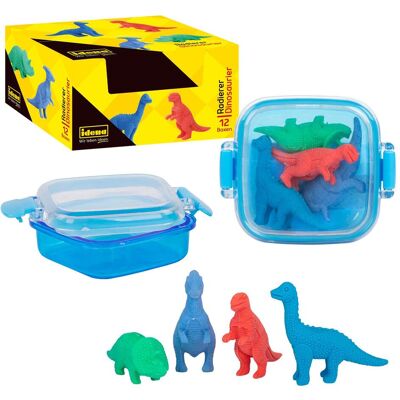Idena, Korrekturmittel, Radierer Dinosaurier 4er Idena, Korrekturmittel, Radierer Dinosaurier 4er