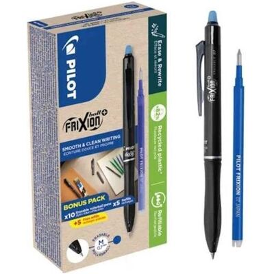 Pilot, Schreibstifte, BG Frixion Ball Plus+ 0.7 blau Greenpack10+10 Refills (10x) Pilot, Schreibstifte, BG Frixion Ball Plus+ 0.7 blau Greenpack10+10 Refills (10x)