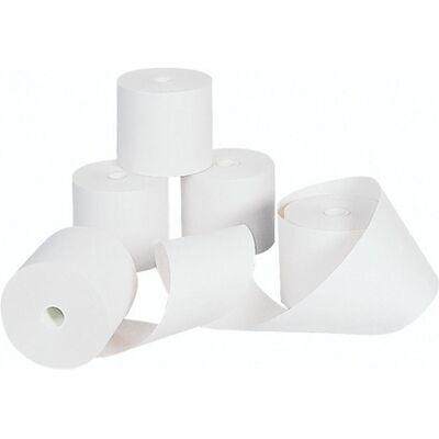 Soennecken, Thermopapierrolle, Kassenrollen 57mm/25m/12mm 2-fach weiss 64mm O 5 St./Pack. Soennecken, Thermopapierrolle, Kassenrollen 57mm/25m/12mm 2-fach weiss 64mm O 5 St./Pack.