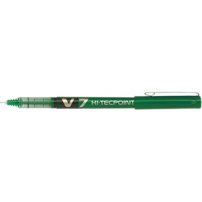 Pilot, Schreibstifte, Tintenroller Hi-Tecpoint V7, grn (1x) Pilot, Schreibstifte, Tintenroller Hi-Tecpoint V7, grn (1x)