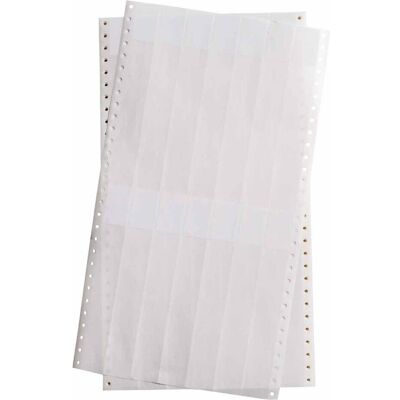 Brady, Etikettenrolle, DAT-70-292-1, selbstlaminerendes Vinyl, Weiss/Transparent, matt, 25,4 x 38,1(188,9)mm, perman Brady, Etikettenrolle, DAT-70-292-1, selbstlaminerendes Vinyl, Weiss/Transparent, matt, 25,4 x 38,1(188,9)mm, perman