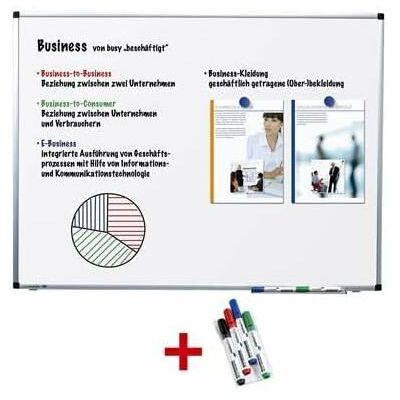 Legamaster, Präsentationstafel, AKTION: Whiteboard PREMIUM 100,0 x 75,0 cm weiss spezialbeschichteter Stahl + GRATIS 4 Boa (100 x 75 cm) Legamaster, Präsentationstafel, AKTION: Whiteboard PREMIUM 100,0 x 75,0 cm weiss spezialbeschichteter Stahl + GRATIS 4 Boa (100 x 75 cm)