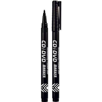 Tetis, Marker, Schwarzer CD/DVD-Marker mit OHP-Tinte (12 Stk.) KM111-V (12x) Tetis, Marker, Schwarzer CD/DVD-Marker mit OHP-Tinte (12 Stk.) KM111-V (12x)