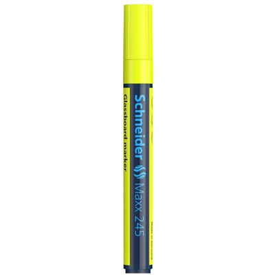 Schneider, Marker, Glasboard-Marker MAXX 245 gelb Strichstärke: 2 – 3 mm (1x) Schneider, Marker, Glasboard-Marker MAXX 245 gelb Strichstärke: 2 – 3 mm (1x)
