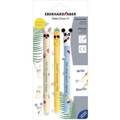 EberhardFaber, Schreibstifte, Roller Gel Animal Erase it! Limited Edition (3x) EberhardFaber, Schreibstifte, Roller Gel Animal Erase it! Limited Edition (3x)