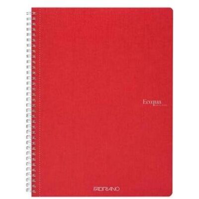 Fabriano, Heft + Block, Heft EcoQua spiralgebunden liniert Lampone (A4, Liniert, Weicher Einband) Fabriano, Heft + Block, Heft EcoQua spiralgebunden liniert Lampone (A4, Liniert, Weicher Einband)