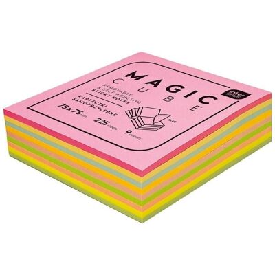 Interdruk, Haftnotiz, Magic Cube selbstklebende Notizzettel 75x75mm 225K (75 x 75 mm) Interdruk, Haftnotiz, Magic Cube selbstklebende Notizzettel 75x75mm 225K (75 x 75 mm)