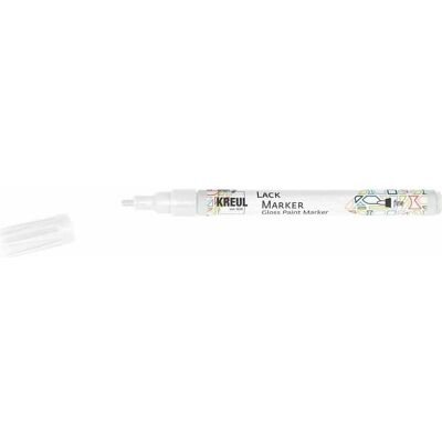 Kreul, Marker, Lackmarker "Gloss Paint Marker", fine, weiá (1x) Kreul, Marker, Lackmarker "Gloss Paint Marker", fine, weiá (1x)