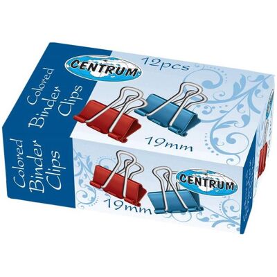 Centrum Büroklammer, Farbige Clips 19mm 12 Stk (12x) Centrum Büroklammer, Farbige Clips 19mm 12 Stk (12x)