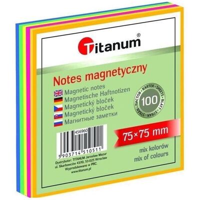 Ziemia Obiecana, Haftnotiz, Elektrostatisches Notizbuch 75x75mm 100K Farbmischung (75 x 75 mm) Ziemia Obiecana, Haftnotiz, Elektrostatisches Notizbuch 75x75mm 100K Farbmischung (75 x 75 mm)