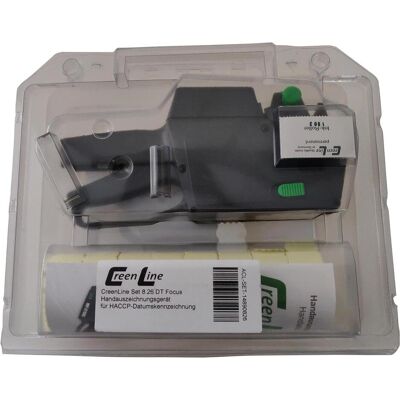 Creenline Pricemarker 8.26 DT Focus 1 Druckzeile 8 Zeichen/Zeile 9 Rollen mit Etiketten (weiss) 26 x..., Beschriftungsgerät, Weiss Creenline Pricemarker 8.26 DT Focus 1 Druckzeile 8 Zeichen/Zeile 9 Rollen mit Etiketten (weiss) 26 x..., Beschriftungsgerät, Weiss