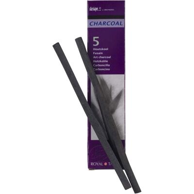 Bruynzeel, Malstifte, Design Kohle 5 Sticks (5x) Bruynzeel, Malstifte, Design Kohle 5 Sticks (5x)