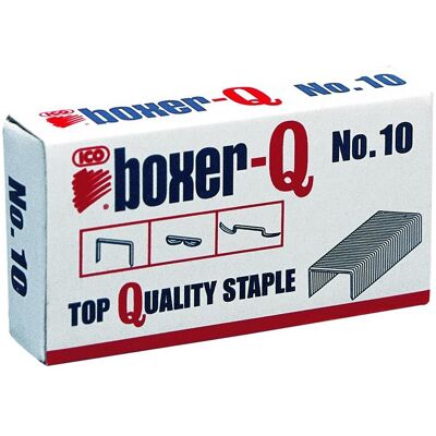 Ico, Büroklammer, Klammern Boxer, 10/5, verzinkt, 1000 Stck (1000x) Ico, Büroklammer, Klammern Boxer, 10/5, verzinkt, 1000 Stck (1000x)