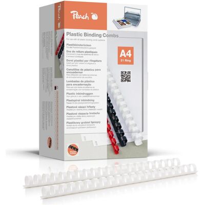 Peach Binderücken 20mm, Bindegerät Zubehör, Weiss Peach Binderücken 20mm, Bindegerät Zubehör, Weiss