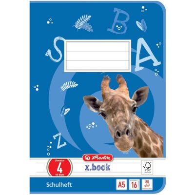 Herlitz, Heft + Block, Schulheft x.book, DIN A5, Lineatur 4 / liniert (A5, Liniert) Herlitz, Heft + Block, Schulheft x.book, DIN A5, Lineatur 4 / liniert (A5, Liniert)