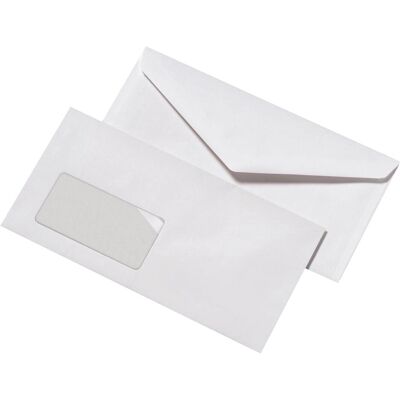 Mailmedia, Briefumschlag, Briefumschlag 30005353 DL mF nk ws 1000 St./Pack. (220 x 110 mm, 1000x) Mailmedia, Briefumschlag, Briefumschlag 30005353 DL mF nk ws 1000 St./Pack. (220 x 110 mm, 1000x)