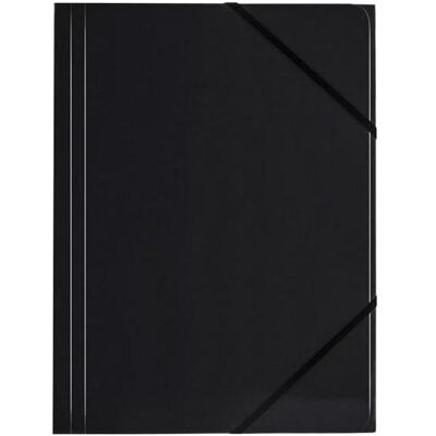 Tetis, Mappe, A4-Kartenordner. mit Gummiband schwarz (6 Stück) BT600-V (A4) Tetis, Mappe, A4-Kartenordner. mit Gummiband schwarz (6 Stück) BT600-V (A4)