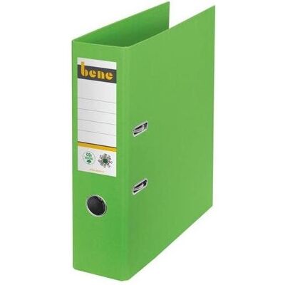 Bene, Ordner, No.1 Ordner grün stabile Pappe 8,0 cm DIN A4 (A4, 80 mm, 1 Stk.) Bene, Ordner, No.1 Ordner grün stabile Pappe 8,0 cm DIN A4 (A4, 80 mm, 1 Stk.)