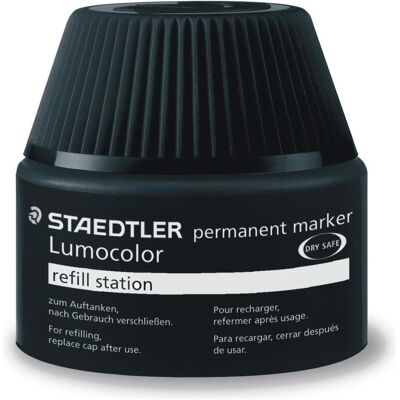 Staedtler Marker, Lumocolor 488 50 Marker-Nachfüller Schwarz 30 ml 4 Stück(e) (4x) Staedtler Marker, Lumocolor 488 50 Marker-Nachfüller Schwarz 30 ml 4 Stück(e) (4x)