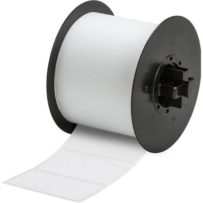 Brady, Etikettenrolle, MNK-BPT-17-8423, Polyester, Weiss, glänzend, 50.80 x 25.40 mm, permanent (1240 E.) (50.80 mm) Brady, Etikettenrolle, MNK-BPT-17-8423, Polyester, Weiss, glänzend, 50.80 x 25.40 mm, permanent (1240 E.) (50.80 mm)