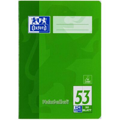 Oxford, Heft + Block, Vokabelheft (A5, Liniert, Weicher Einband) Oxford, Heft + Block, Vokabelheft (A5, Liniert, Weicher Einband)