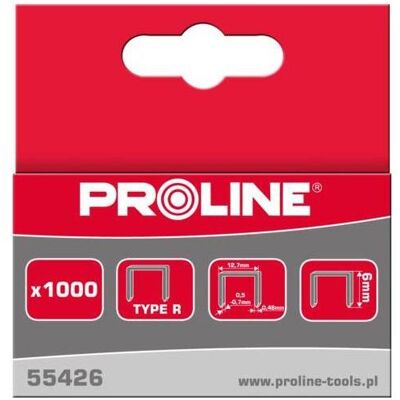 Pro-Line, Büroklammer, Gehärtete Klammern Typ R 6mm 1000Stk. - 55426 (1000x) Pro-Line, Büroklammer, Gehärtete Klammern Typ R 6mm 1000Stk. - 55426 (1000x)
