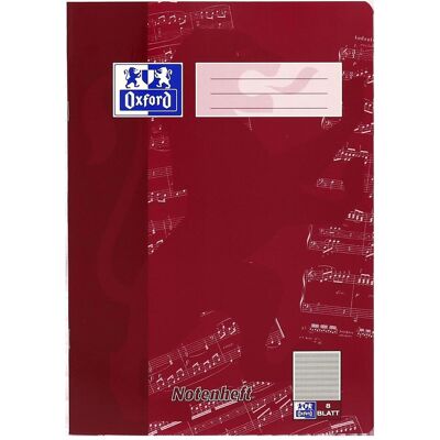 Oxford, Heft + Block, Notenheft (A4) Oxford, Heft + Block, Notenheft (A4)