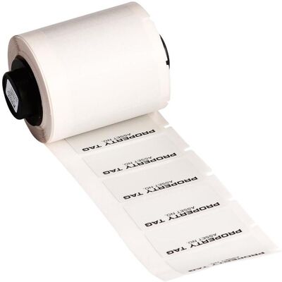 Brady, Etiketten, M6-35-428-PROP, metallisierter Polyester, Schwarz auf Silber, 41.40 x 19.05 mm, Beschriftung Brady, Etiketten, M6-35-428-PROP, metallisierter Polyester, Schwarz auf Silber, 41.40 x 19.05 mm, Beschriftung