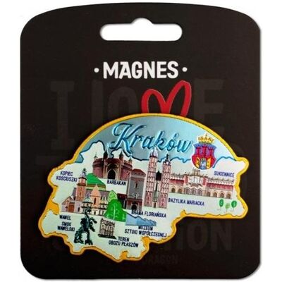 Nuance, Magnet, Magnet Ich liebe Polen Krakau ILP-MAG-A-KRA-24 Nuance, Magnet, Magnet Ich liebe Polen Krakau ILP-MAG-A-KRA-24