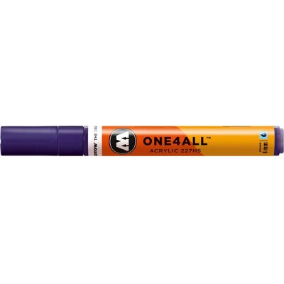 Molotow, Marker, Permanentmarker One4All 227 HS nachfüllbar 4mm violett dunkel (1x) Molotow, Marker, Permanentmarker One4All 227 HS nachfüllbar 4mm violett dunkel (1x)