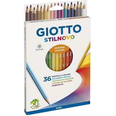 Giotto, Malstifte, Farbstifte Stilnovo Kartonbox Mehrfarbig, 36 Stück (36x) Giotto, Malstifte, Farbstifte Stilnovo Kartonbox Mehrfarbig, 36 Stück (36x)
