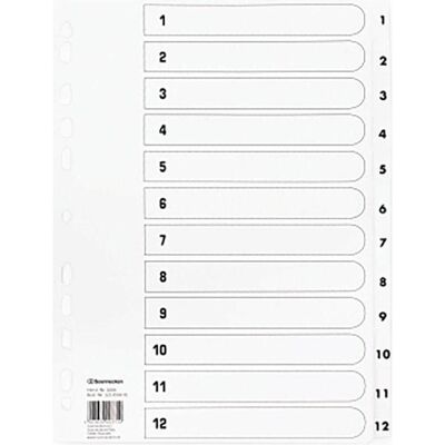 Soennecken, Ordner Zubehör, Zahlenregister Soennecken, Ordner Zubehör, Zahlenregister