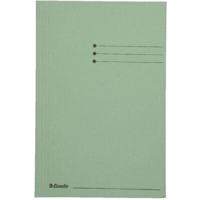 Esselte, Mappe, Dreiflügelmappe 1032308 Folio Karton 235 mm x 350 mm Grün (Folio, 1x) Esselte, Mappe, Dreiflügelmappe 1032308 Folio Karton 235 mm x 350 mm Grün (Folio, 1x)