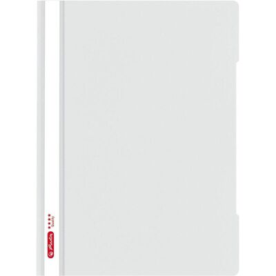 Herlitz, Mappe, Schnellhefter "Quality", DIN A4, PP-Folie, grau (A4, 1x) Herlitz, Mappe, Schnellhefter "Quality", DIN A4, PP-Folie, grau (A4, 1x)