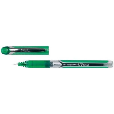 Pilot, Schreibstifte, Tintenroller Hi-Tecpoint V7 Grip, grn (1x) Pilot, Schreibstifte, Tintenroller Hi-Tecpoint V7 Grip, grn (1x)