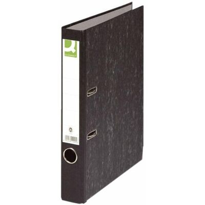 Q-Connect, Ordner, Ordner Pappe A4 50 mm schwarz (A4, 50 mm, 1 Stk.) Q-Connect, Ordner, Ordner Pappe A4 50 mm schwarz (A4, 50 mm, 1 Stk.)
