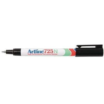 Marker, Artline 725N Permanentmarker Extra Fein Rundspitze 0,4 mm Schwarz Refillable (12x) Marker, Artline 725N Permanentmarker Extra Fein Rundspitze 0,4 mm Schwarz Refillable (12x)
