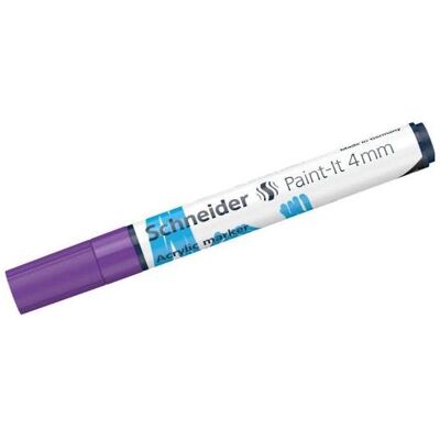 Schneider, Marker, Acrylmarker Paint-It 320 4mm violett (1x) Schneider, Marker, Acrylmarker Paint-It 320 4mm violett (1x)