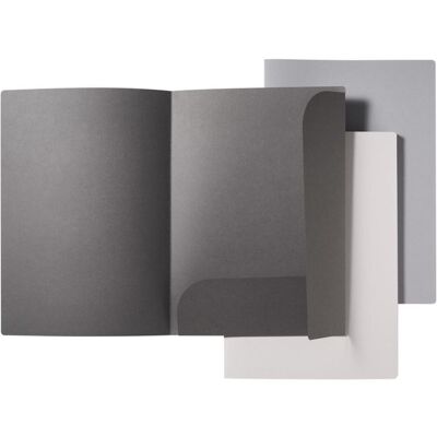 Veloflex, Mappe, 3 Angebotsmappe Grey Elegance DIN A4 farbsortiert (A4, 3x) Veloflex, Mappe, 3 Angebotsmappe Grey Elegance DIN A4 farbsortiert (A4, 3x)
