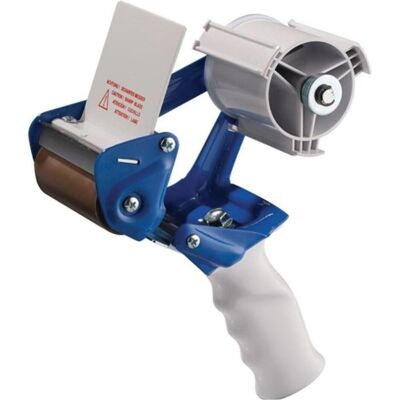 HP Autozubehör, Klebebandabroller, Handabroller Profi K75B Metall blau/weiss für Bandbreite bis 75 mm HP Autozubehör, Klebebandabroller, Handabroller Profi K75B Metall blau/weiss für Bandbreite bis 75 mm