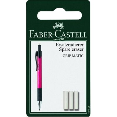 Faber-Castell, Bleistift, Ersatzradierer für Druckbleistifte (5 mm, 3x) Faber-Castell, Bleistift, Ersatzradierer für Druckbleistifte (5 mm, 3x)