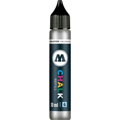 Molotow, Ersatzpatronen + Tintenfass, Nachfülltinte für Kreidemarker 30ml metallic silber (Silber, 1 Stk.) Molotow, Ersatzpatronen + Tintenfass, Nachfülltinte für Kreidemarker 30ml metallic silber (Silber, 1 Stk.)