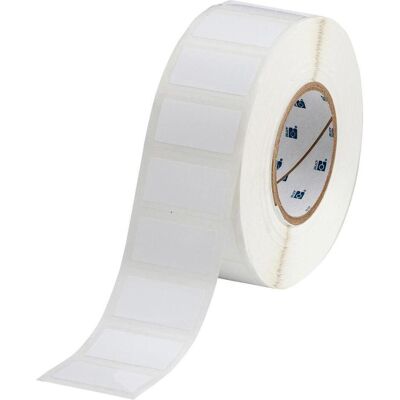 Brady, Etikettenrolle, THT-23-423-2, Permashield, Polyester, Weiss, 50.80 x 25.40 mm, permanent, mit Schutzlaminat ( (50.80 mm) Brady, Etikettenrolle, THT-23-423-2, Permashield, Polyester, Weiss, 50.80 x 25.40 mm, permanent, mit Schutzlaminat ( (50.80 mm)