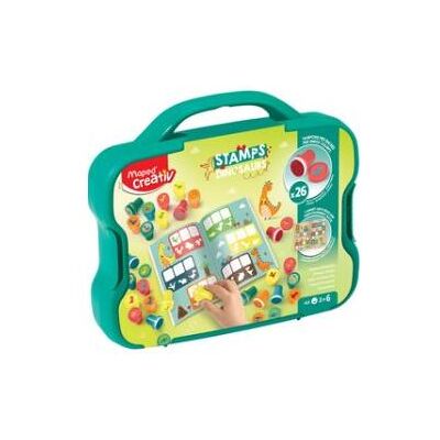 Maped, Stempel, Dino-Stempel 26St im Kunststoff-Koffer Maped, Stempel, Dino-Stempel 26St im Kunststoff-Koffer