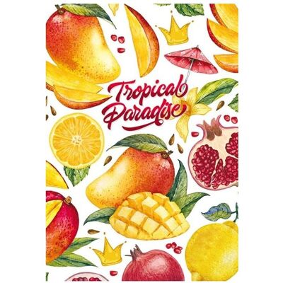 Fresh, Heft + Block, Dekoratives Notizbuch 143x210/80K Raster Exotische Früchte (A5, Gepunktet, Harter Einband) Fresh, Heft + Block, Dekoratives Notizbuch 143x210/80K Raster Exotische Früchte (A5, Gepunktet, Harter Einband)